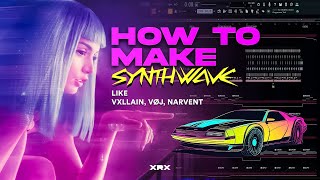 How to make SYNTHWAVE like VXLLAIN, VØJ, Narvent (FL Studio Tutorial)