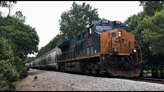 CSX Local Train F762 With CSX Locomotive 3256 At Edgemoor SC On The CSX Monroe Subdivision.