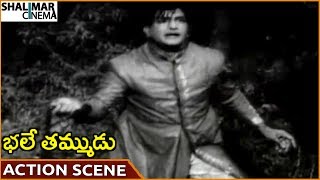 Bhale Thammudu Movie || NTR Superb Action Scene || NTR, Vijaya, Sriranjani || Shalimarcinema
