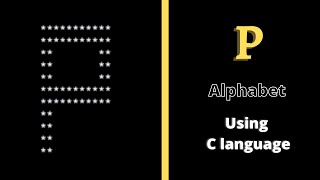 Alphabet P in pattern using for loop in C language.| Star pattern programs | Harsh Monitor
