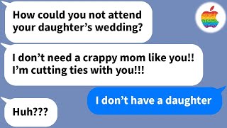 【Apple】 My ex's daughter texts me asking why I wouldn't show up to her own daughter's wedding