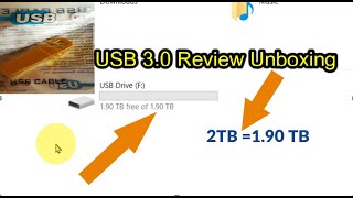 USB 3.0 Flash Drive 2TB Review Unboxing