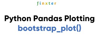 bootstrap_plot() - Pandas Plotting Module