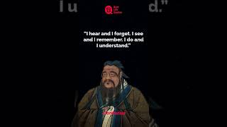 I hear and I forget. I see | Confucius Quotes | whatsapp status | #shorts #Quotes #motivation