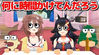 顔を改造して爆笑するミオしゃところね【ホロライブ切り抜き/戌神ころね/大神ミオ】