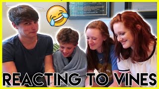 FAMILY REACTS TO MY OLD VINES!! | Sam and Colby | Colby Brock