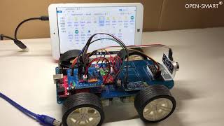 OPEN SMART Bluetooth Control 4WD Smart Car 02 Tutorial for Arduino for iPhone  Android