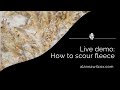 How to scour a fleece