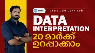 DATA INTERPRETATION : 20 മാർക്ക് ഉറപ്പാക്കാം | Bank Exams | Vaisakh Sir | Entri Banking Live