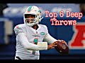 Tua Tagovailoa “Can’t Throw Deep” || Top 6 Deep Throws 2021