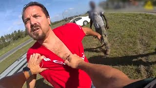 EXCLUSIVE: Suspect in good Samaritan attack tried to fight deputy near Disney, bodycam shows