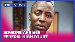 Sowore arrives federal high court Abuja, ahead of  trial