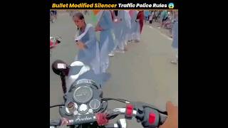 Bullet में पटाखे वाले Silencer लगवाने पर Police क्या करती हैं ? 😱 | Bullet pataka sound #shorts