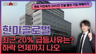 [한미글로벌 주가전망] 테마? 아님실적? 최근 20% 급등 사유는?