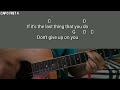 chord gitar gonna be okay - brent morgan