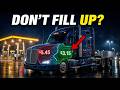 Why Truck Drivers Don’t Just Fuel Up When They’re Low (The Strategy Nobody Explains)