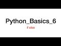 if else in python | conditional, Alternative, Chained and Nested Condition | Python_Basics_6