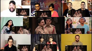 #Bheemlanayak - Lala bheemla lyrical video reaction mashup | Pawan Kalyan|Rana|Trivikram|thaman ss