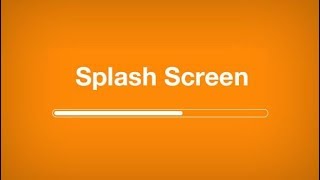 Loading progress Java Splash Screen.