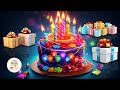 Happy Birthday To You | Song For Kids With Lyrics | Kids Krew Nursery Rhymes