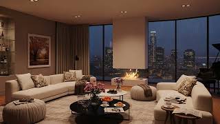 Rainy Window Piano Ambience with Warm Candle Light 🕯️🌧️🎹 | Emotional Night Music for Healing & Peace