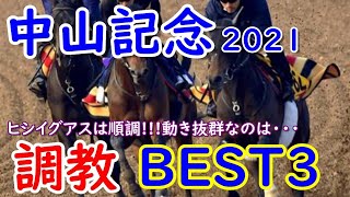 中山記念2021　調教BEST3　ヒシイグアスは順調!!!動き抜群で気になる馬が・・・【調教診断】