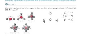 Aleks Predicting bond angles in molecules with one central atom and no octet-rule exceptions