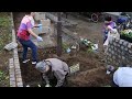 中町せせらぎ緑地公園　秋の花植