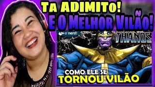 REAGINDO A Ascensão De Thanos: História Completa (Marvel Comics) Ei NERD | Nanda React