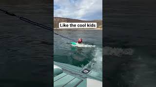 5yr Old Wakesurfing #wakesurfing #wakesurf #surfing