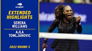 Ajla Tomljanovic vs. Serena Williams Extended Highlights | 2022 US Open Round 3