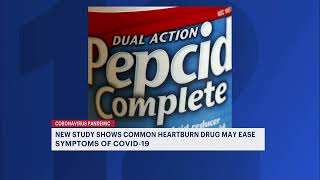 Study shows common heartburn drug may ease symptoms of COVID-19