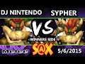 S@X - DJ Nintendo (Bowser) Vs. Sypher (Bowser) - SSBM Tournament - Smash Melee