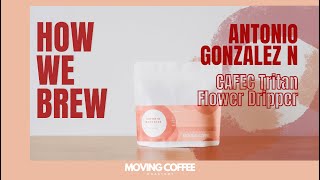 How We Brew | Antonio Gonzalez N on CAFEC Tritan Flower Dripper