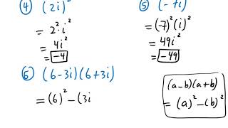 Math 124 Trigonometry: Section 8.1 Complex Numbers