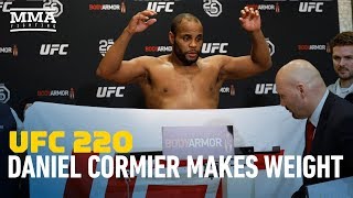 UFC 220 Weigh-Ins: Daniel Cormier Makes Weight - MMA Fighting
