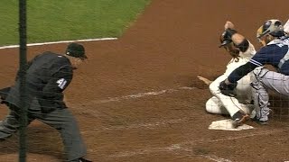 SD@SF: Myers turns a slick double play in the 3rd