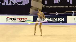 Yana Kudryavtseva (RUS)  - Ribbon Final - 2014 World Rhythmic Gymnastics Championships