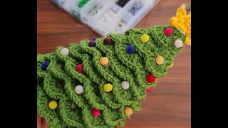 teje tu árbol navideño en simples pasos