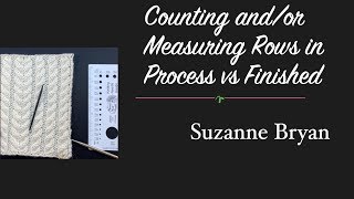 How to Count and/or Measure Rows in Process vs Finished Work