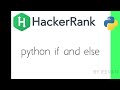 Python if-else | Hackerrank | Unq coder