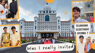 First vlogger to vlog at Telangana secretariat 😱❤️|SECRETARY VLOG | #kcr #telanganasecretariat