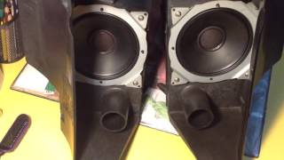 Sony Goodmans 2-ways 1-504-145-12 TV speakers - Test