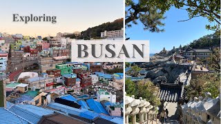 BUSAN Vlog: Exploring Gamcheon Village \u0026 Haedong Yonggungsa Temple | Living in Korea