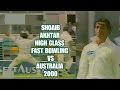 Shoaib Akhtar | High Class Fast Bowling vs Australia | Wickets of Steve Waugh, Ponting & Gilchrest |