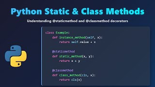 Python Static vs Class Methods: Demystified with Examples!
