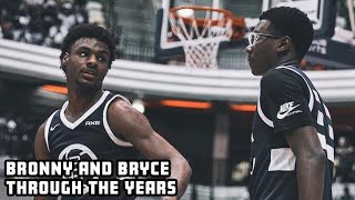 Bronny James and Bryce James' TOP HIGHLIGHTS through the years 🍿