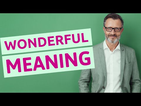 What is the root word for wonderful?