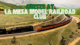 Running HO Scale Model Trains at La Mesa Model Railroad Club