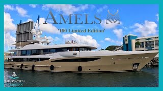 180'/55m Amels Limited Edition series Superyacht AMIGOS [ex LILI] in St. Maarten | 4K